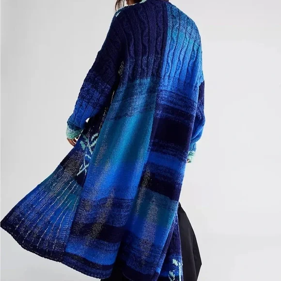 Free People Flurry Cardigan Maxi Sweater Size XS/S $328
